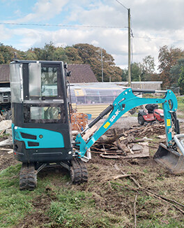 3-JKW-Mini excavator